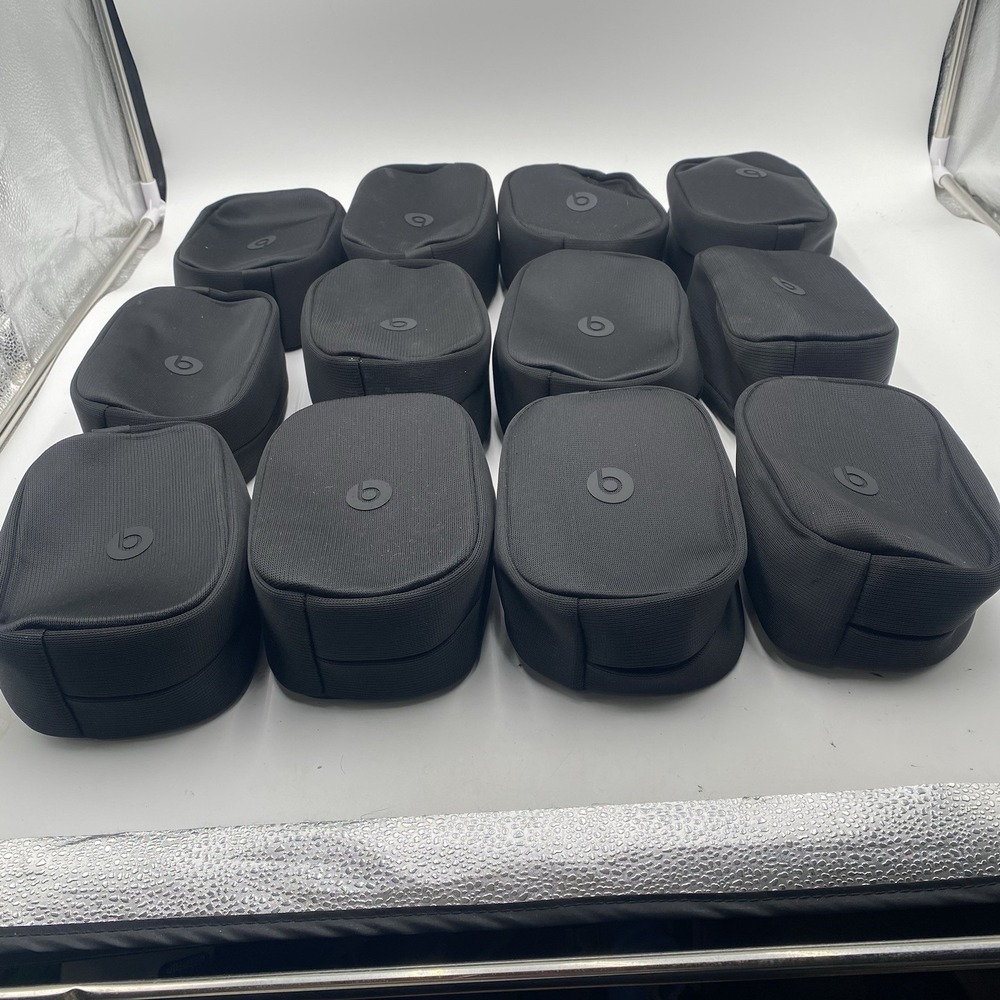 Lot 12 OEM Beats Studio Pro Wireless Headphones Replacement Zip Travel Case Only - Picture 4 of 9
